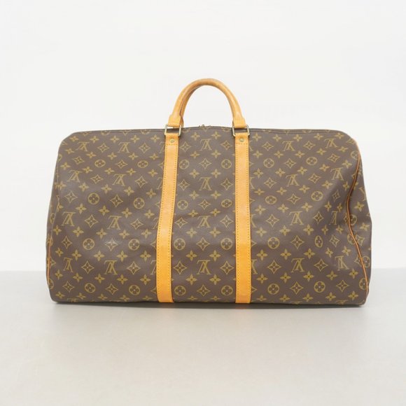 LOUIS VUITTON Authentic Brown Monogram Keepall 55 Boston Bag - Picture 14 of 14